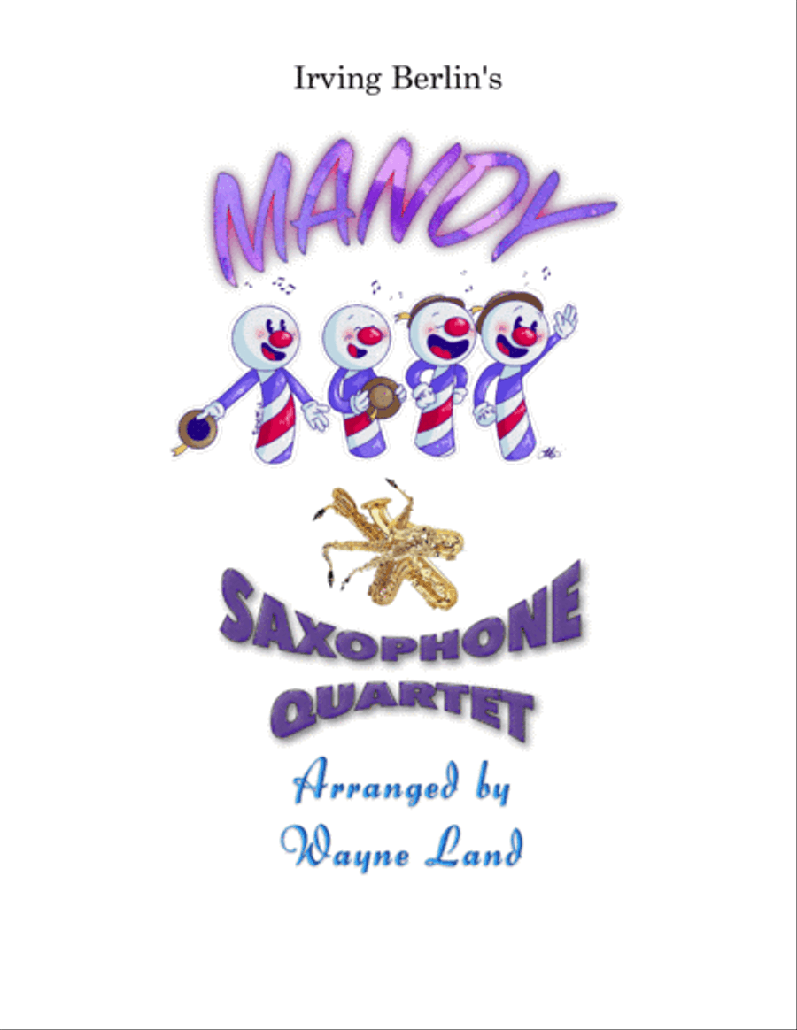 Mandy (Saxophone Quartet) Saxophone Quartet scores gallery preview page 1