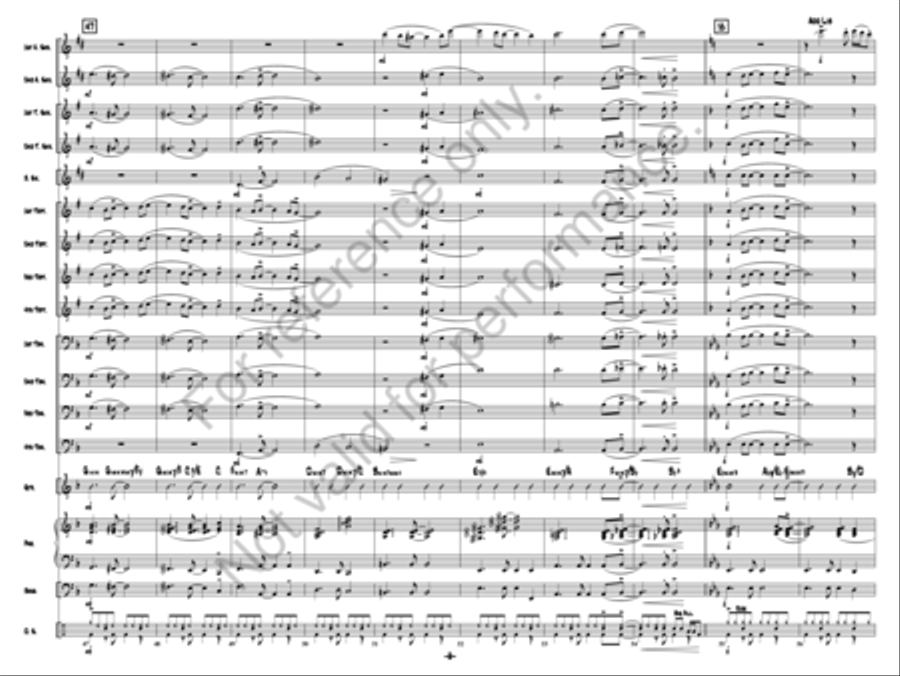 Autumn Afternoon Jazz Ensemble scores gallery preview page 7