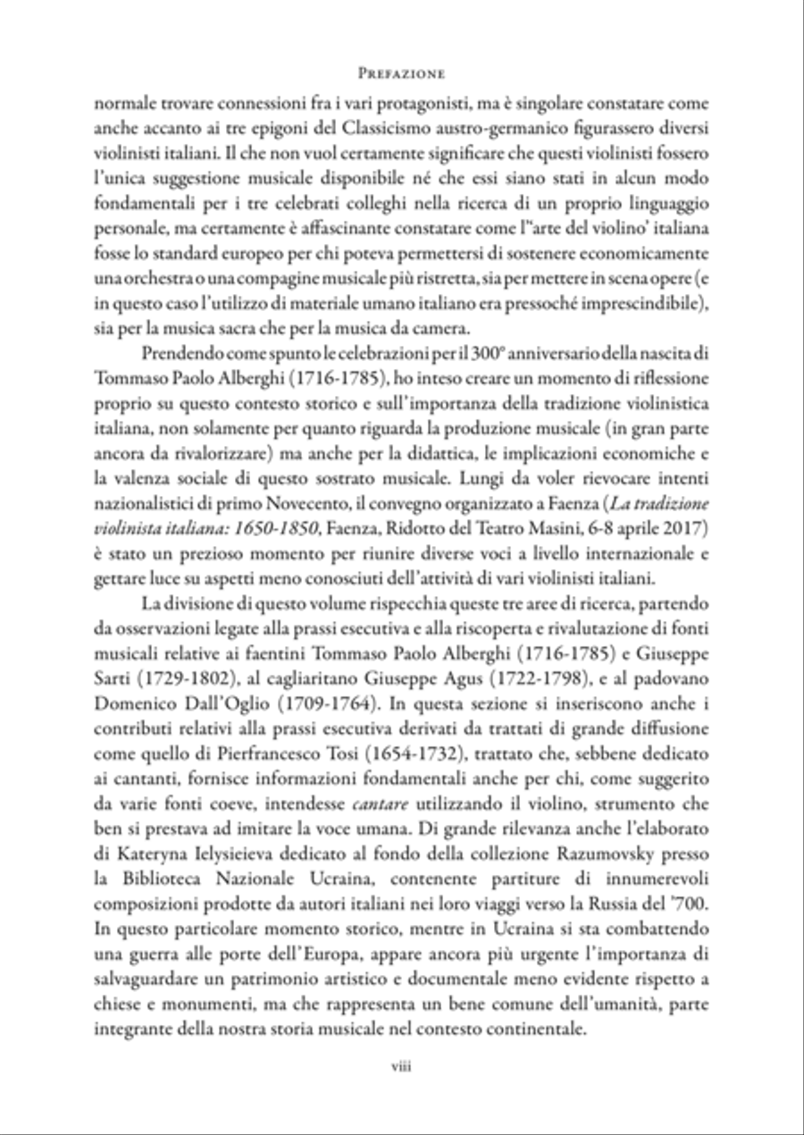 La tradizione violinistica italiana nel ’700 Violin scores gallery preview page 9