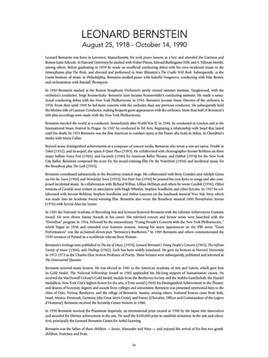 Bernstein Theatre Songs Bernstein Theatre Songs High Voice scores gallery preview page 5