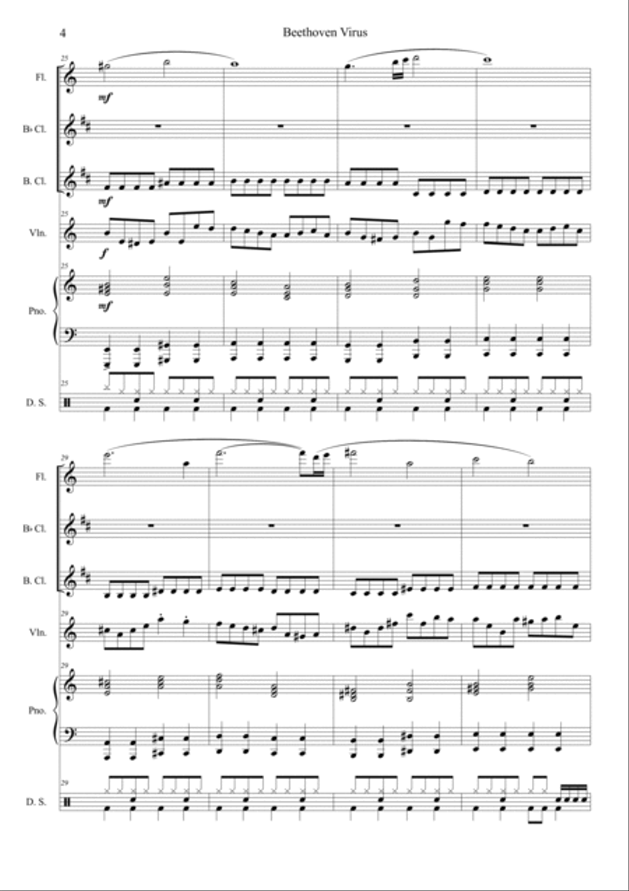Beethoven Virus Beethoven Virus Orchestra scores gallery preview page 4