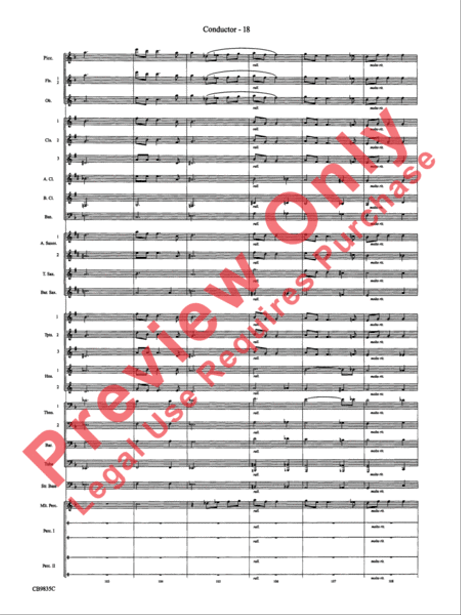 A Charlie Brown Christmas Concert Band scores gallery preview page 21