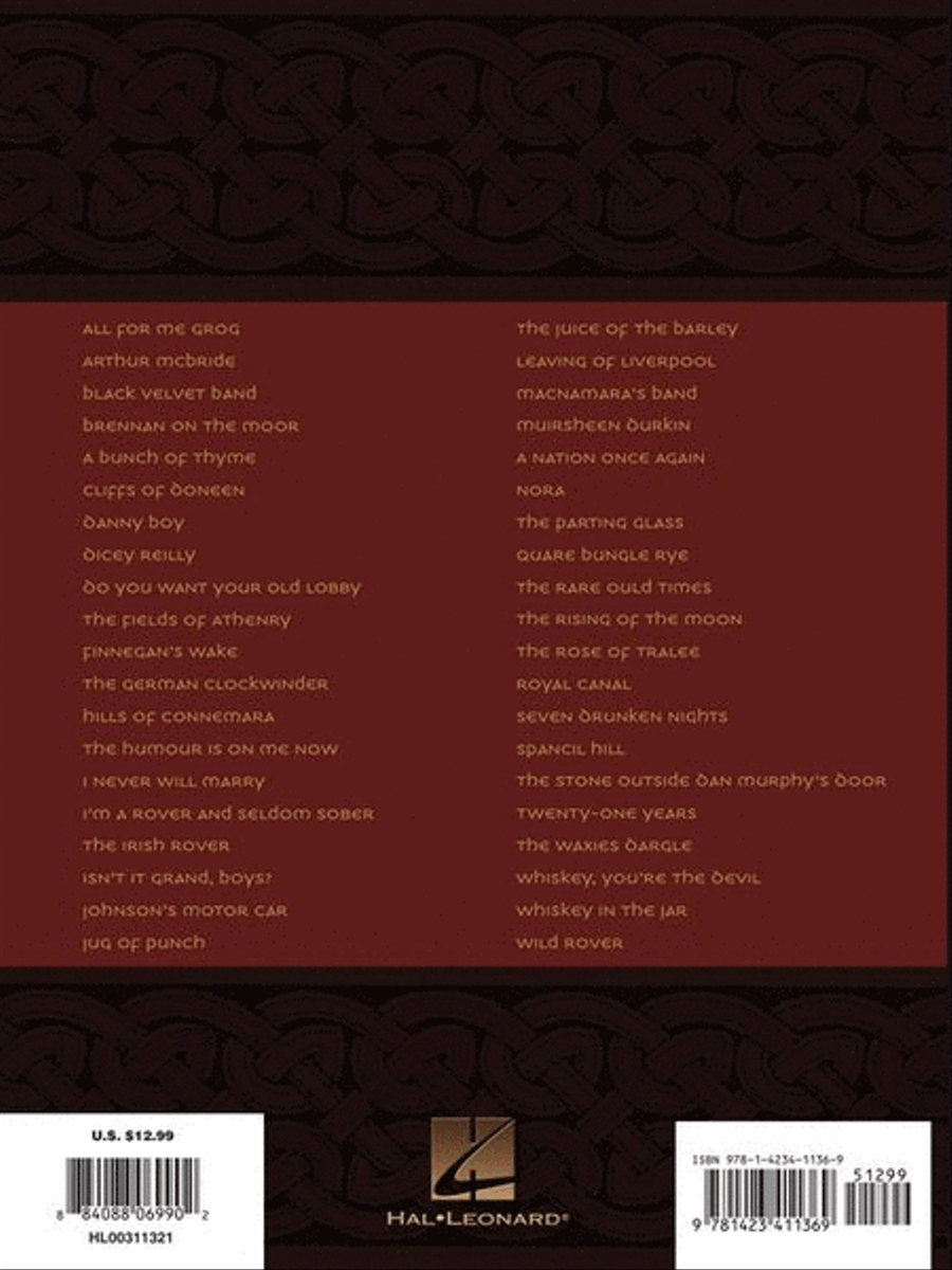 Irish Pub Songs Piano, Vocal, Guitar scores gallery preview page 7