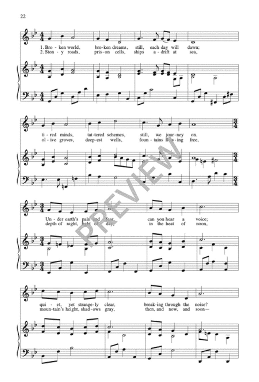 Sing No Empty Alleluias Sacred scores gallery preview page 20