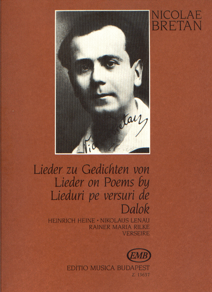 Dalok H. Heine, N. Lenau es R. M. Rilke verseire