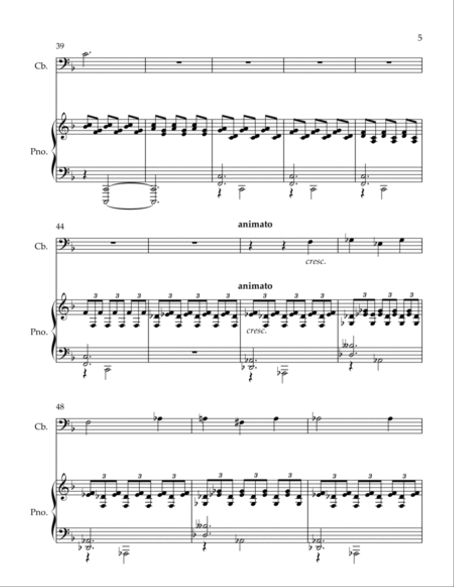 The Sea Princess Double Bass scores gallery preview page 5