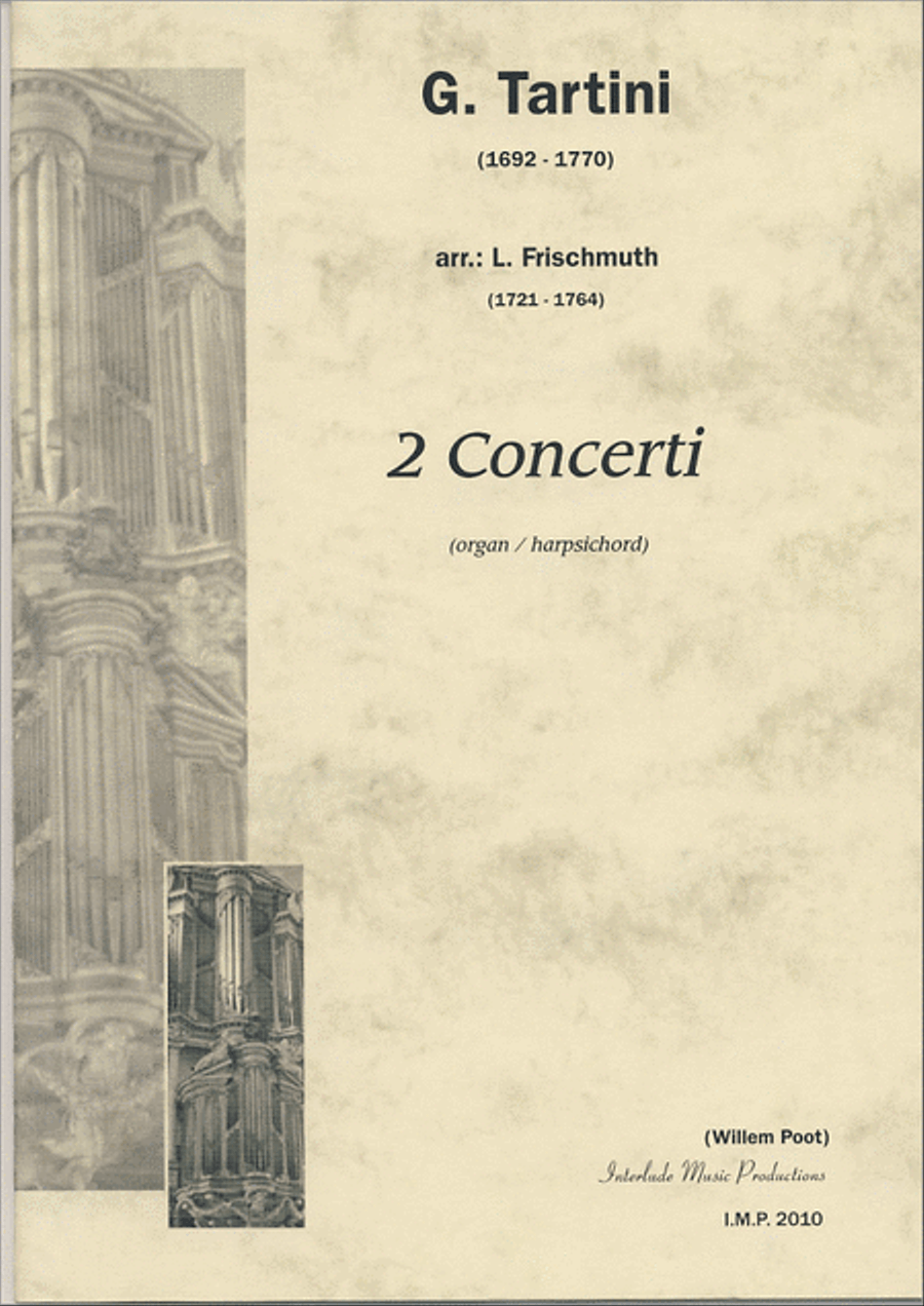 2 Concerten 2 Concerten Organ scores gallery preview page 1