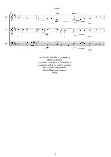 Ave Maria - Choir STB a cappella image number null