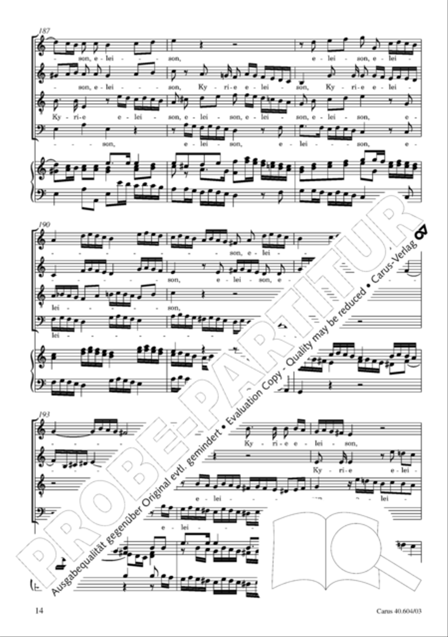 Grosse Mariazeller Messe in C 4-Part scores gallery preview page 23