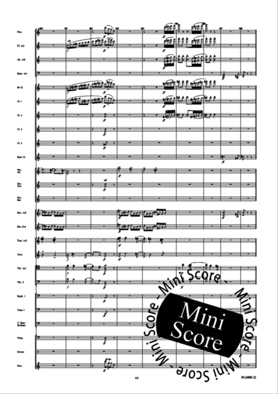 Endymion Concert Band scores gallery preview page 48