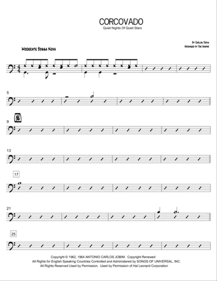 Quiet Nights Of Quiet Stars (Corcovado) Jazz Ensemble scores gallery preview page 6