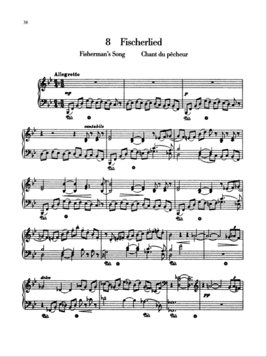 Sibelius: Ten Pieces, Op. 58 Piano Solo scores gallery preview page 1