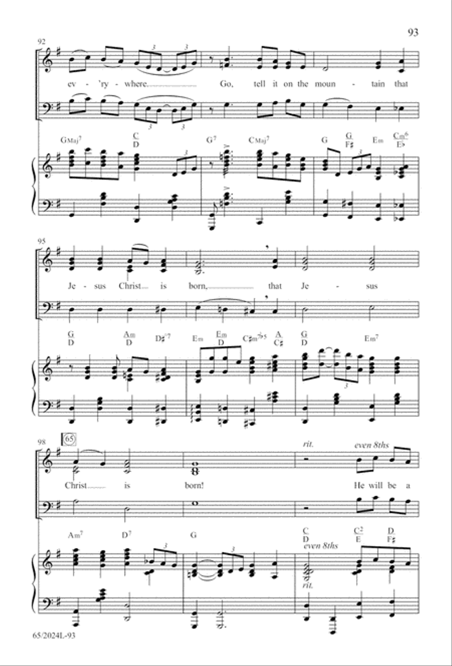Child of Hope 3-Part scores gallery preview page 94