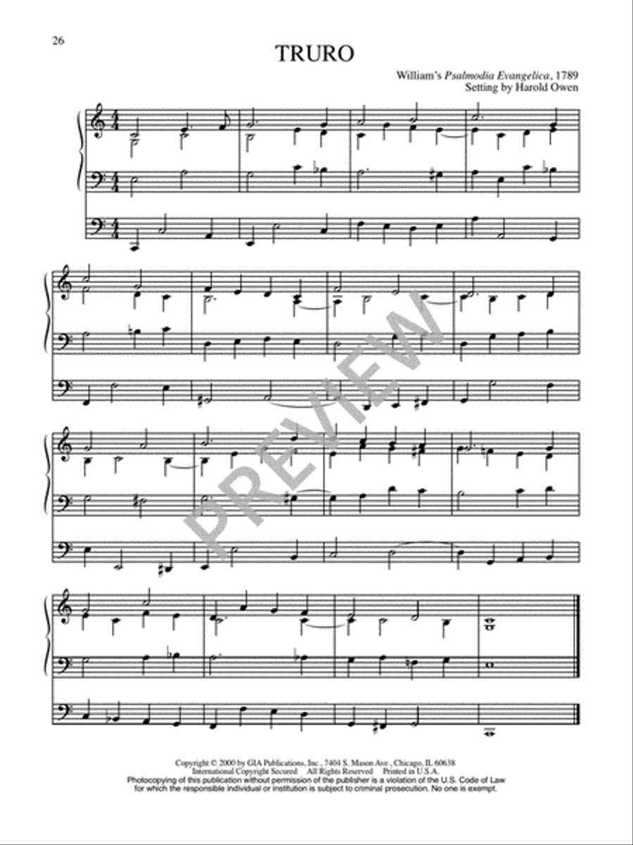 Twenty-Five Organ Harmonizations - Volume 1 Organ scores gallery preview page 28