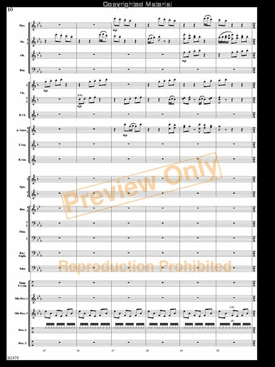 Gravity Wave Gravity Wave Concert Band scores gallery preview page 9