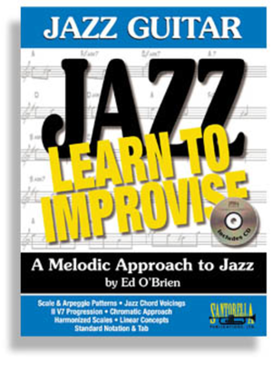 Book cover for Jazz Guitar * Learn To Improvise with CD
