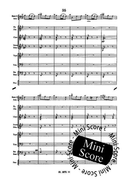 Concerto for Bass Clarinet and Band image number null