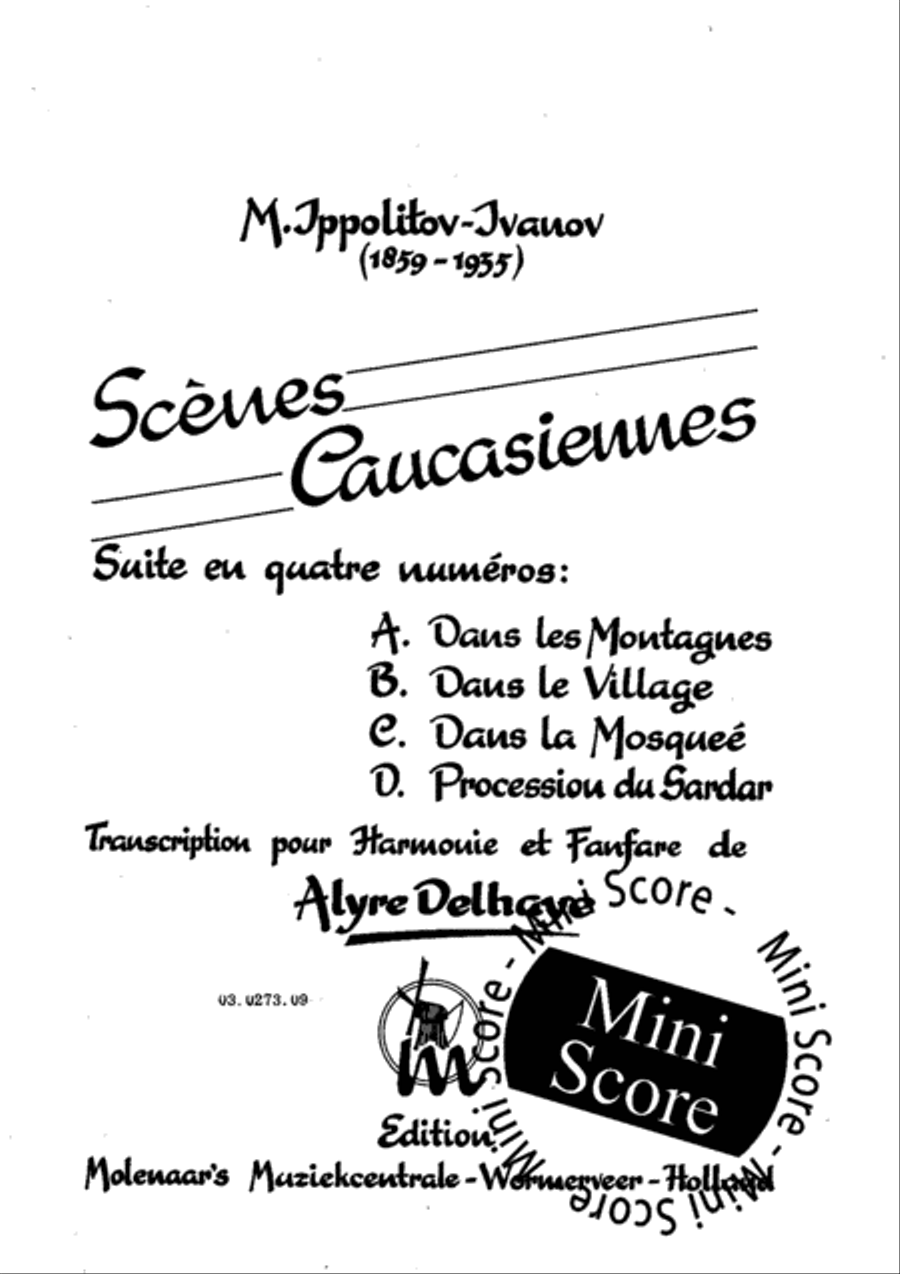 Scenes Caucasiennes Fanfare Band scores gallery preview page 3
