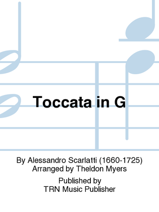 Book cover for Toccata in G