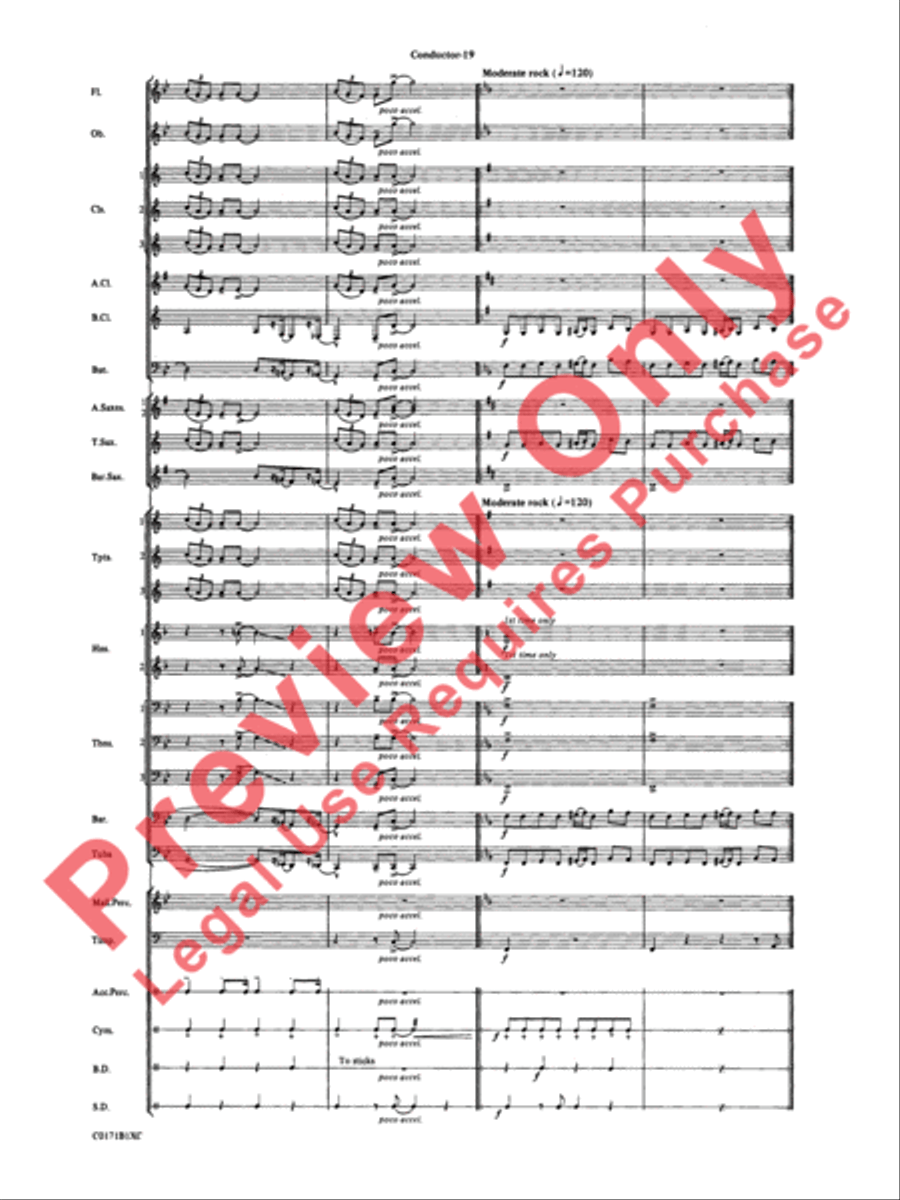 Mancini Magic Concert Band scores gallery preview page 22