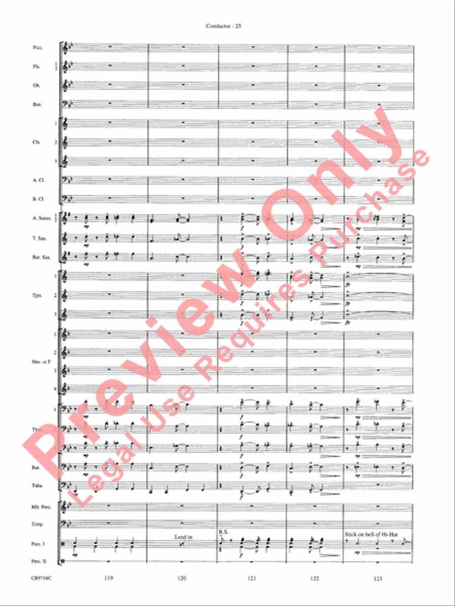 Gershwin! (Medley) Gershwin! (Medley) Concert Band scores gallery preview page 28