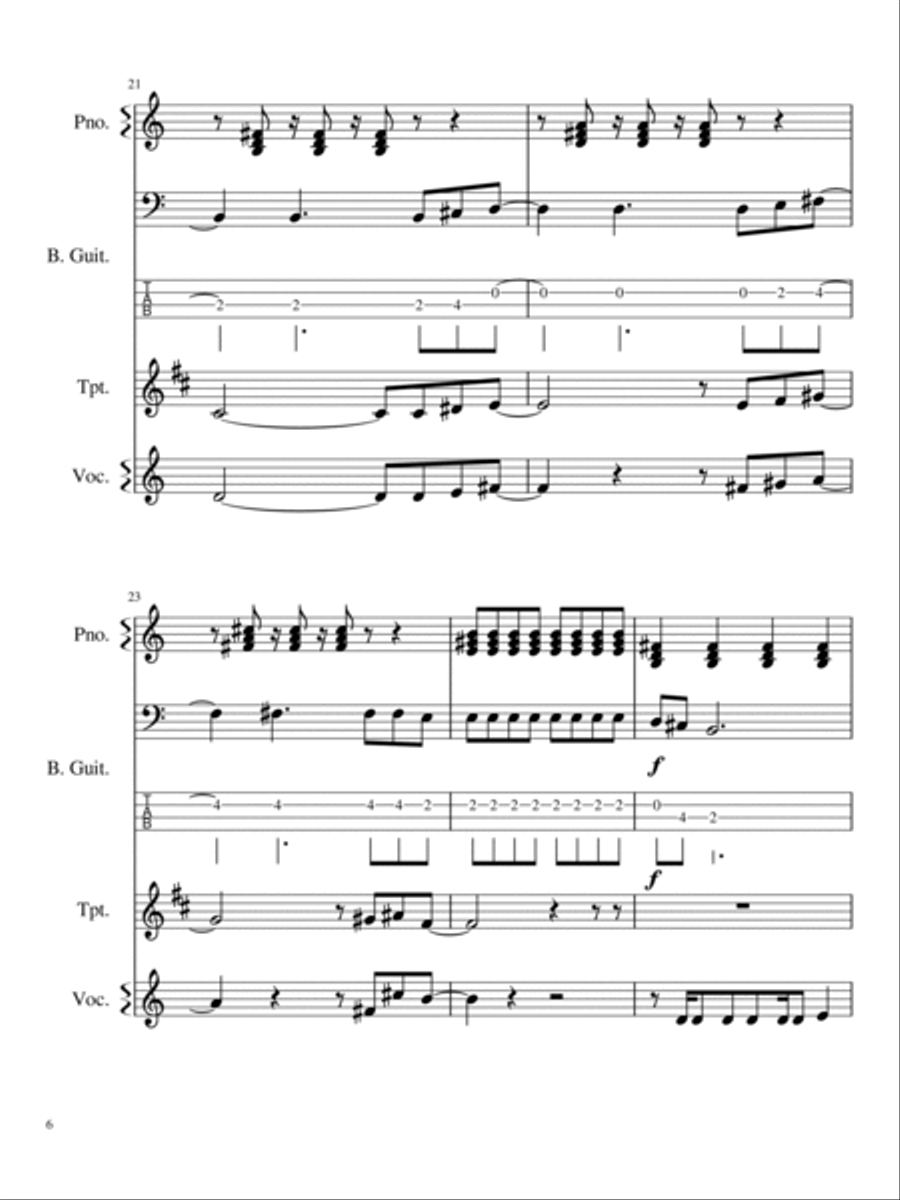 Get Lucky Small Ensemble scores gallery preview page 6