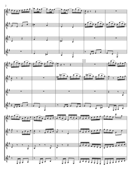 Bach ITALIAN CONCERTO arr. For trad. Guitar Quartet image number null