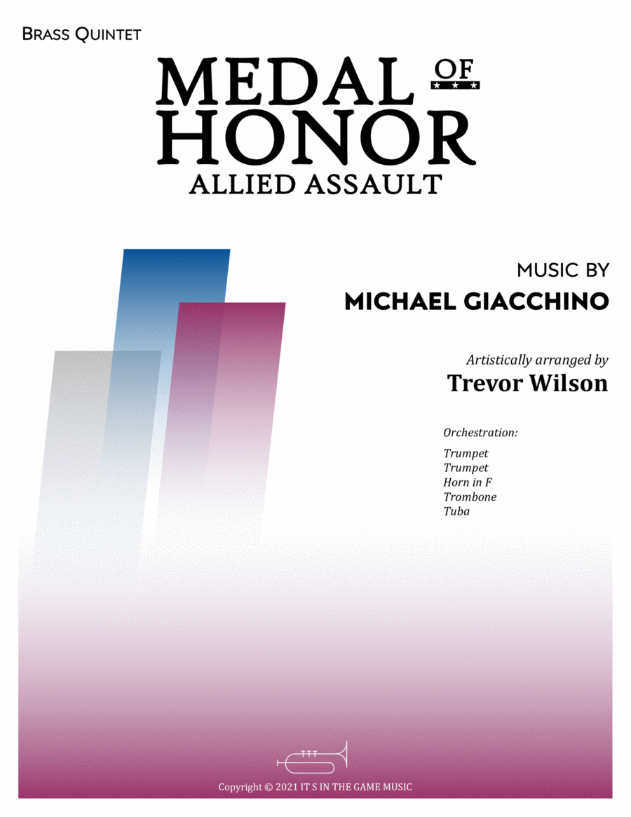 Medal Of Honor: Allied Assault Brass Quintet scores gallery preview page 1