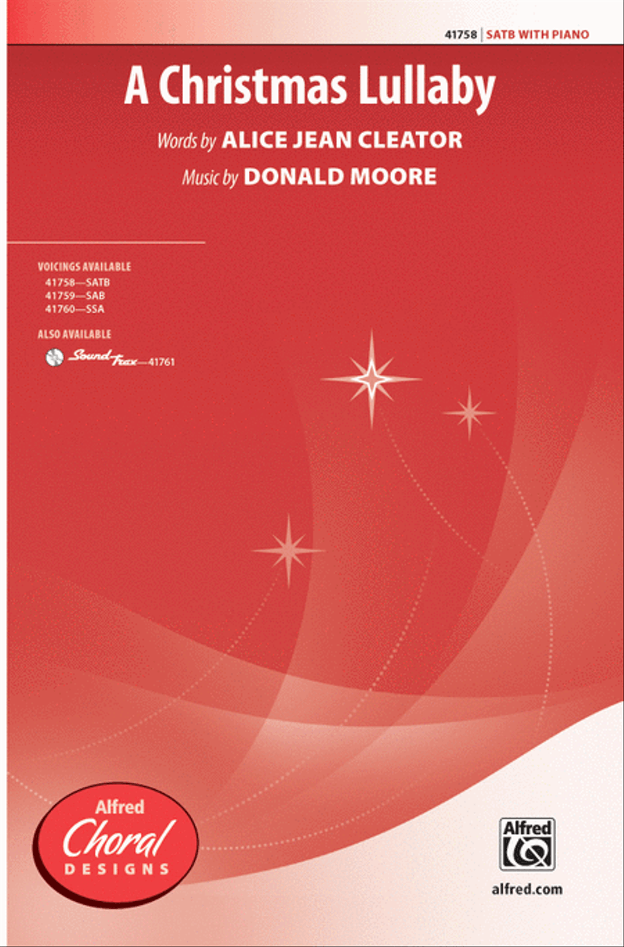 A Christmas Lullaby A Christmas Lullaby 4-Part scores gallery preview page 1