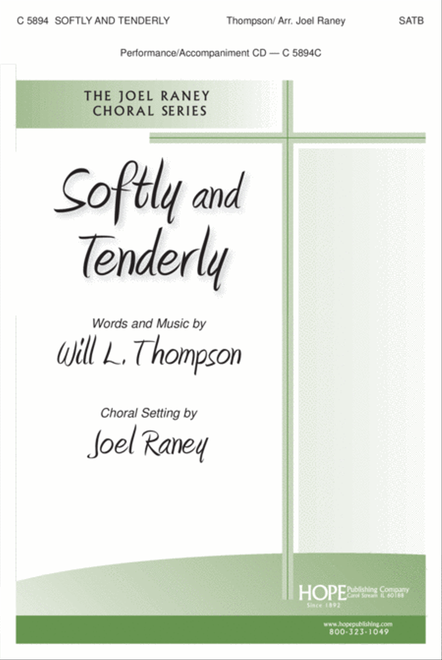 Softly and Tenderly Softly and Tenderly 4-Part scores gallery preview page 1