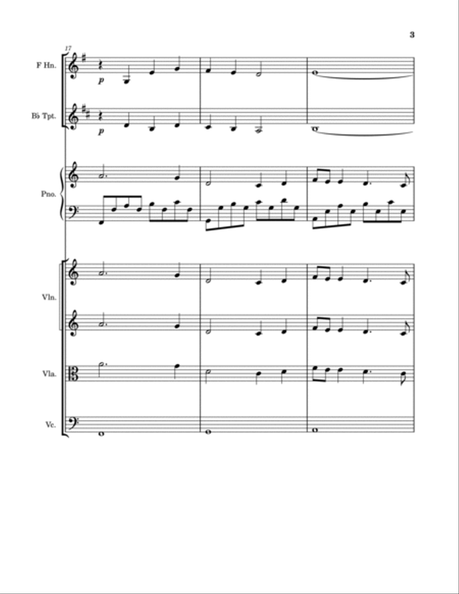 Braveheart - Main Title Braveheart - Main Title Horn scores gallery preview page 3