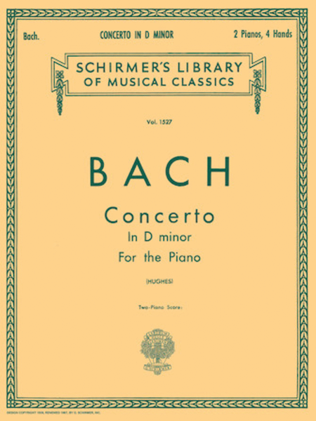 Concerto in D Minor (2-piano score)