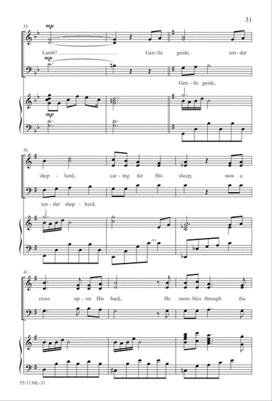 Journey to the Cross 3-Part scores gallery preview page 32