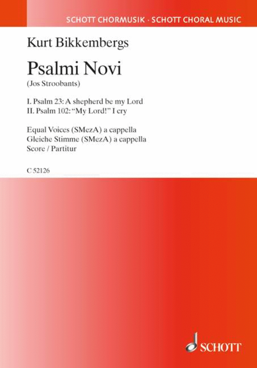 Book cover for Psalmi Novi No. 1 + 2