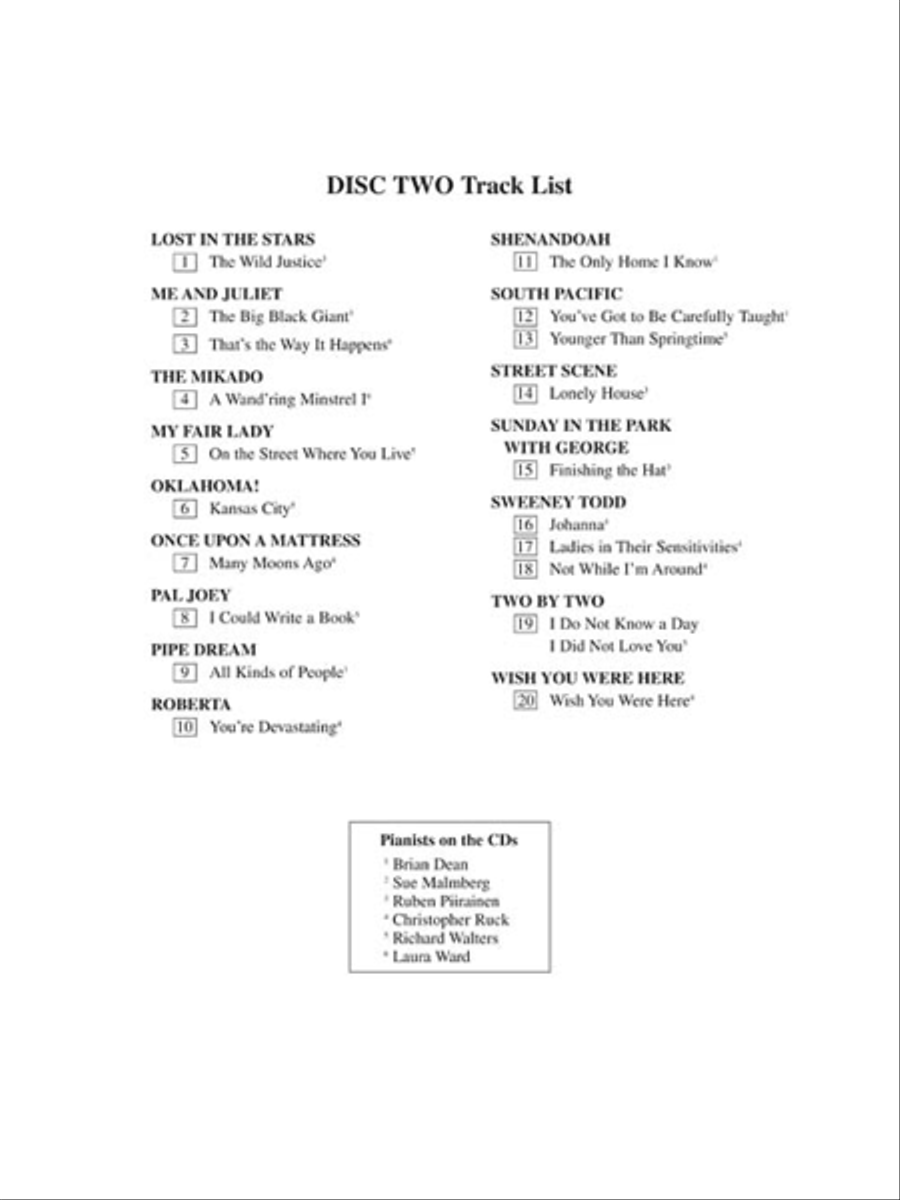 The Singer's Musical Theatre Anthology – Volume 1, Revised Tenor Voice scores gallery preview page 4