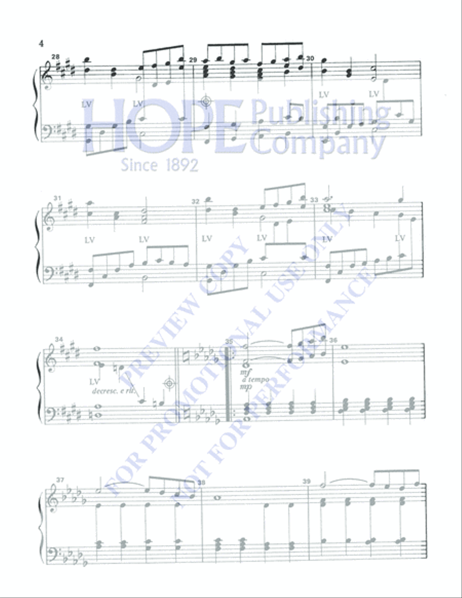 Christ Is Lord, Praise His Name 3-Octaves scores gallery preview page 4