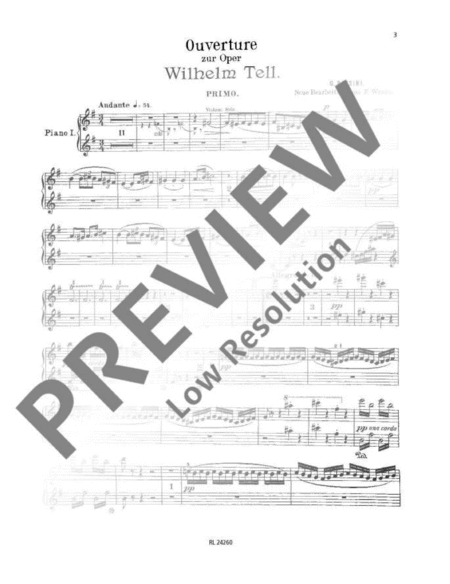 Ouverture to „Wilhelm Tell