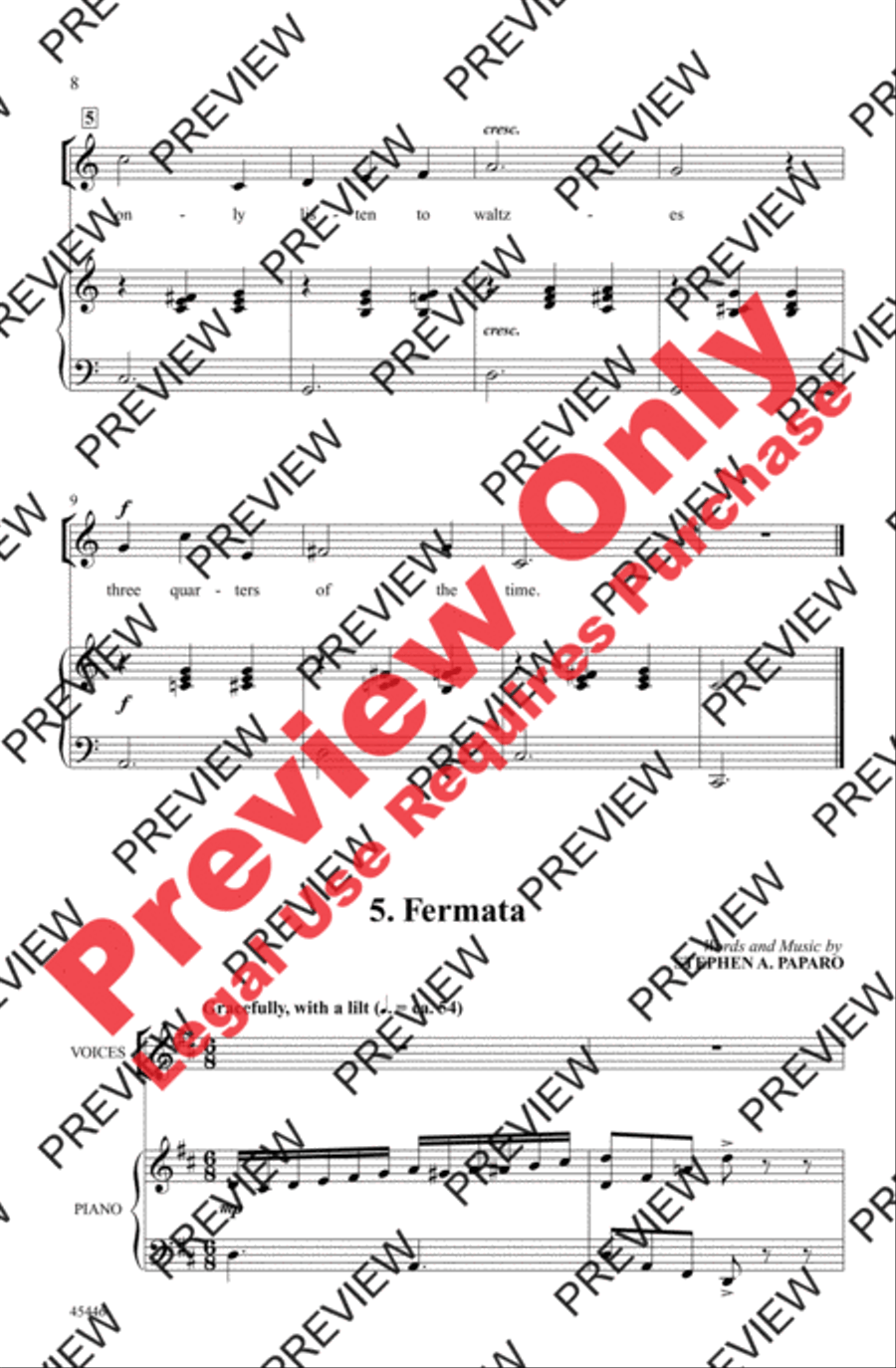 A Musical Pun-ology A Musical Pun-ology Unison Choir scores gallery preview page 8