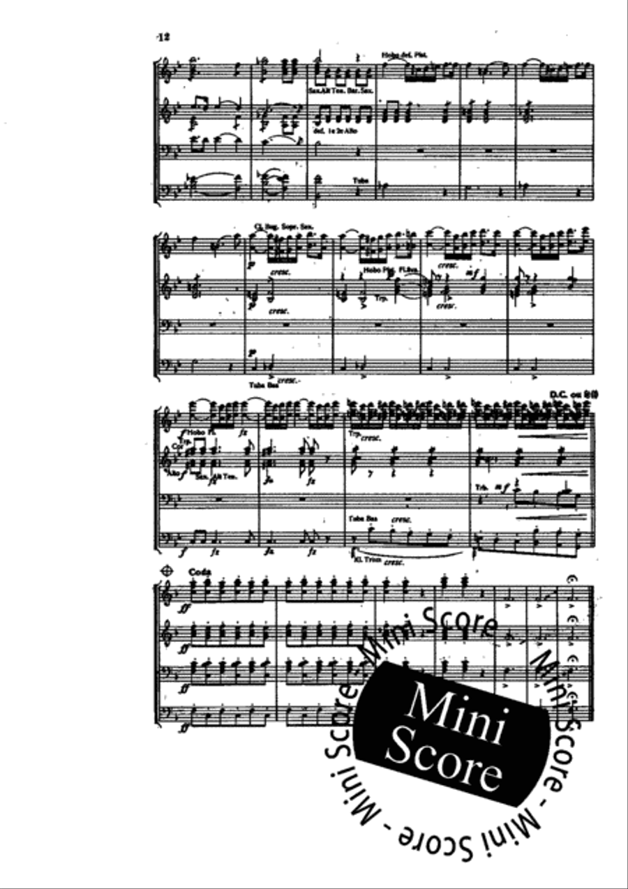 Fest Polonaise Concert Band scores gallery preview page 14