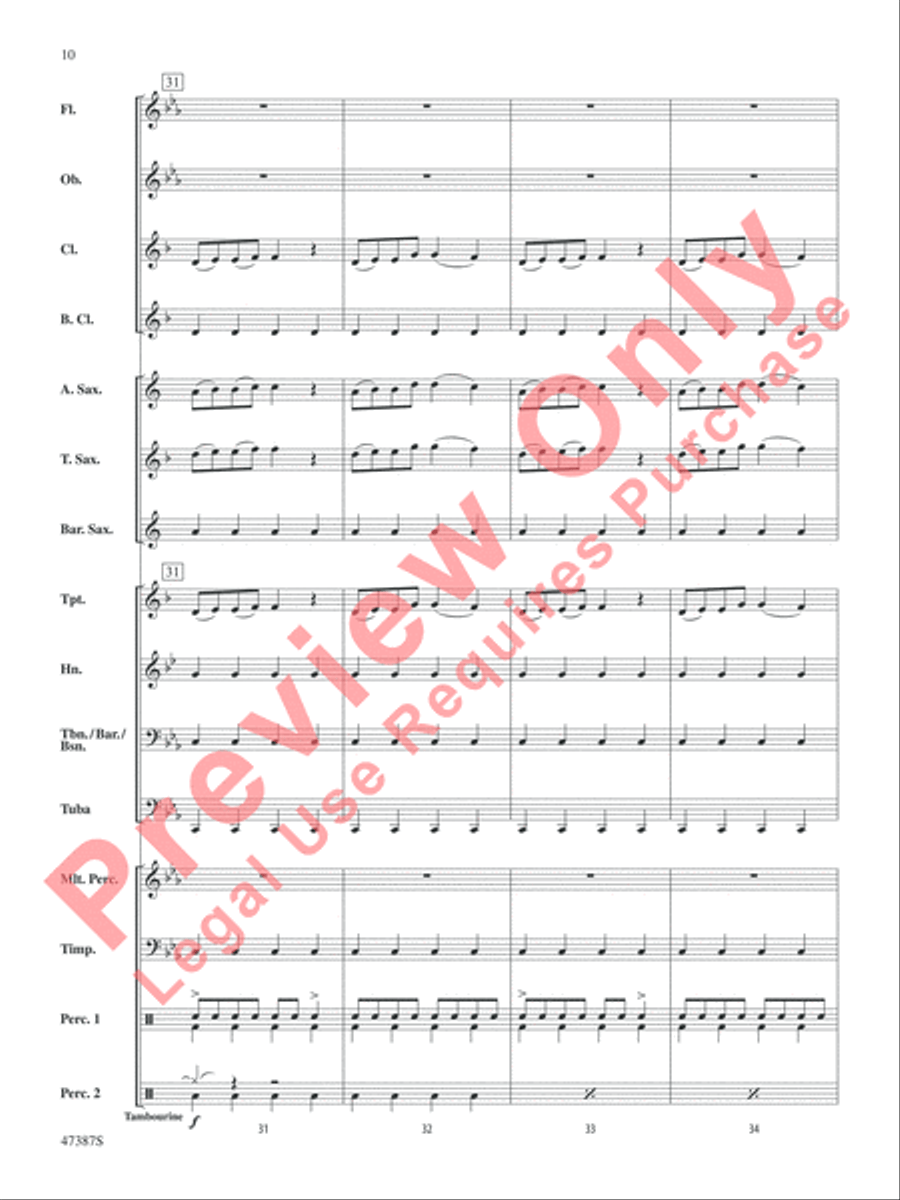 Pandemonium Pandemonium Concert Band scores gallery preview page 11
