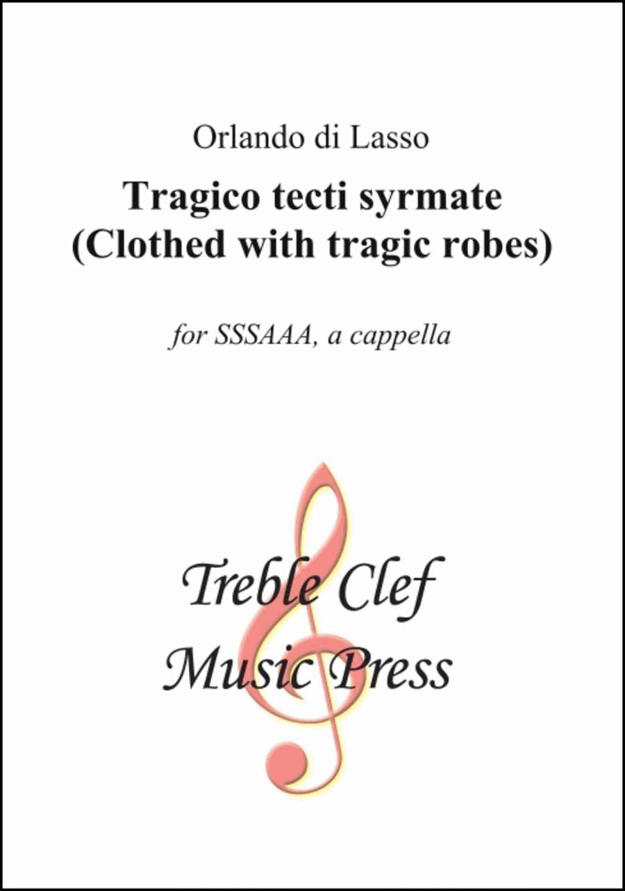 Tragico tecti syrmate (Clothed with tragic robes) A Cappella scores gallery preview page 1