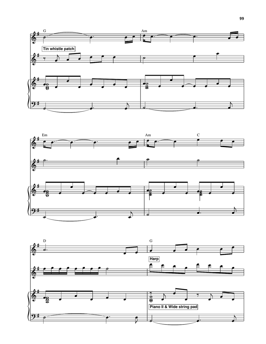 Shichu No Michi Guitar scores gallery preview page 2