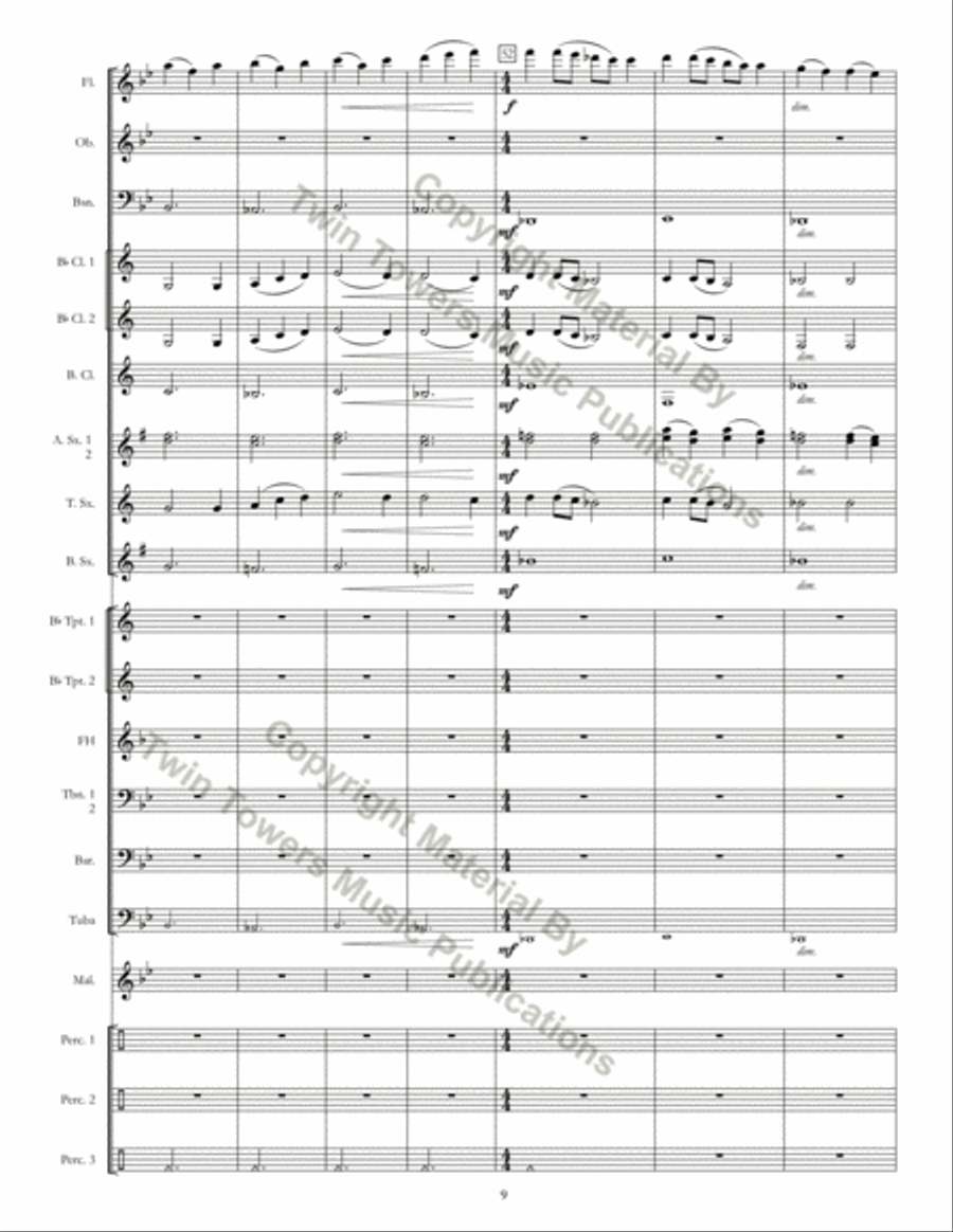Introit Concert Band scores gallery preview page 10