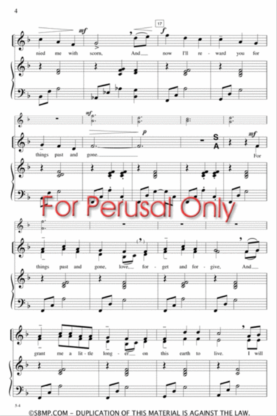 Fine Sally - SSA Octavo SSA scores gallery preview page 3