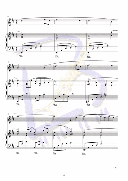 Amazing Grace, for Instrument and Piano image number null