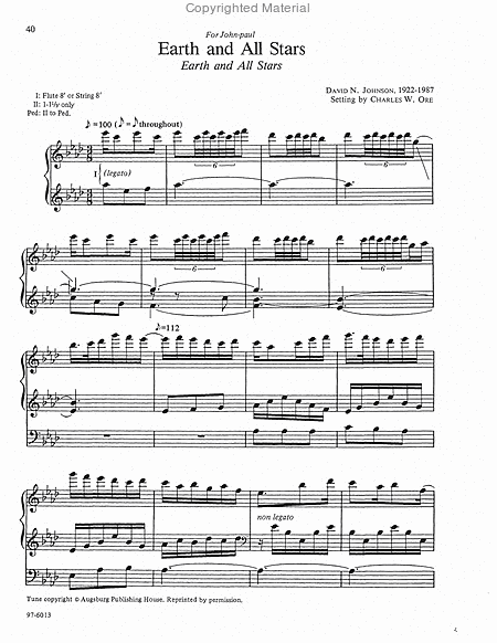 Eleven Compositions for Organ, Set IV