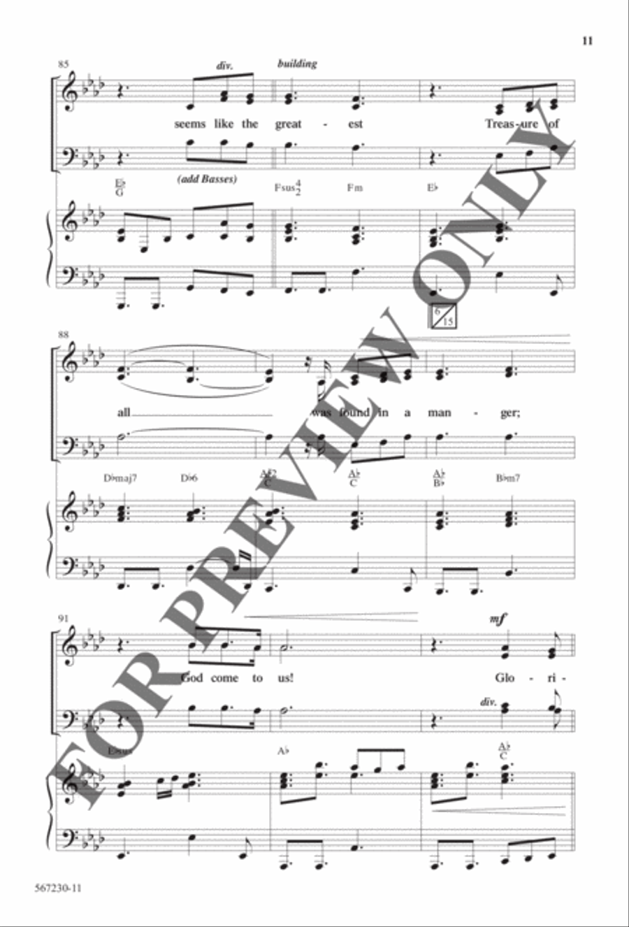 Gloria (Our Savior Found Us) - Anthem Choir scores gallery preview page 10