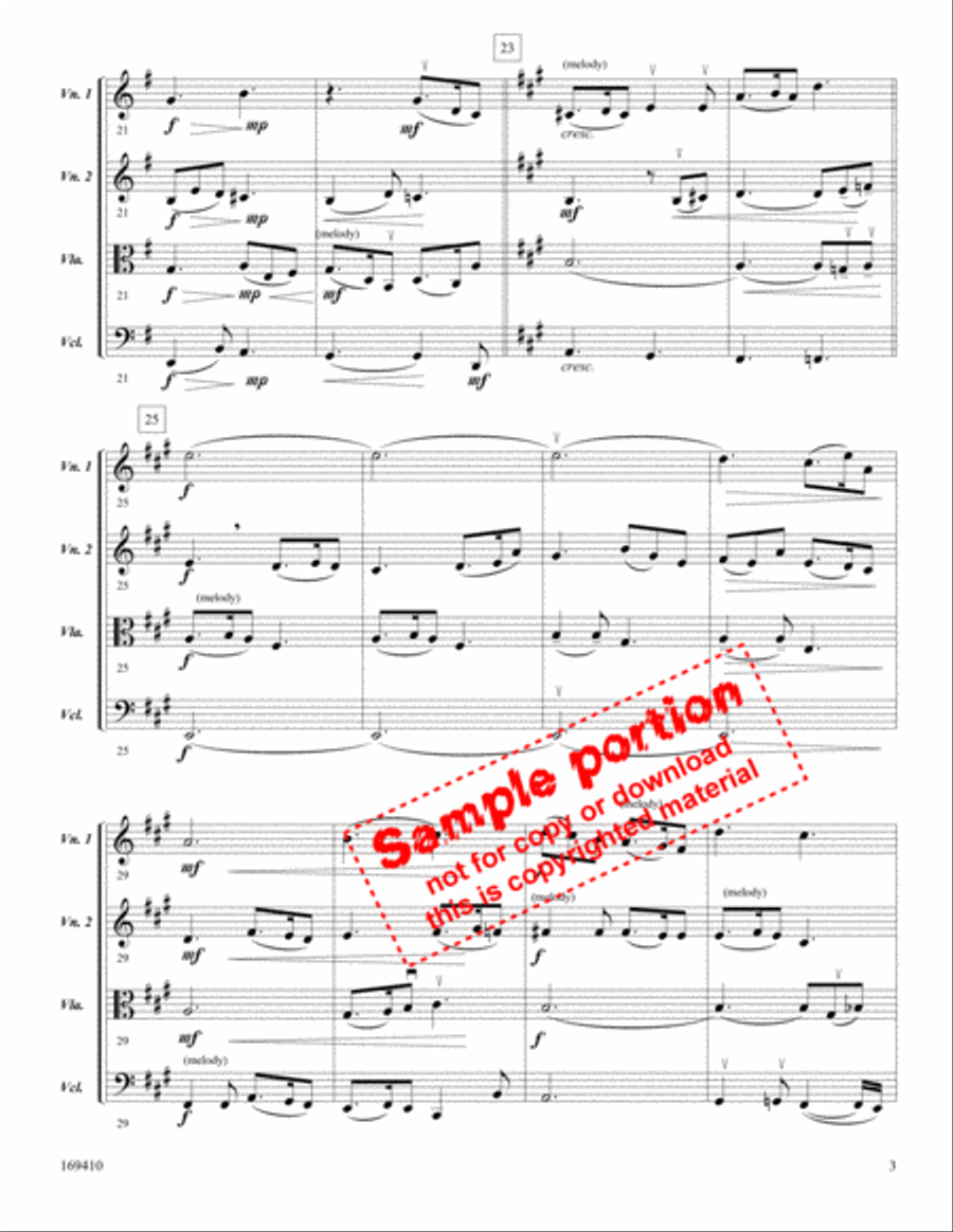 <br>Sheet music extract