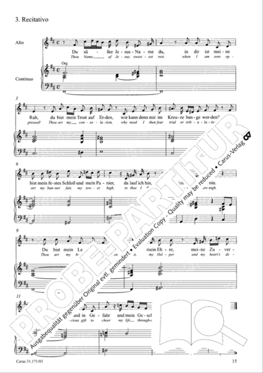 God, as thy name is, so is thy praise (Gott, wie dein Name, so ist auch dein Ruhm) 4-Part scores gallery preview page 16