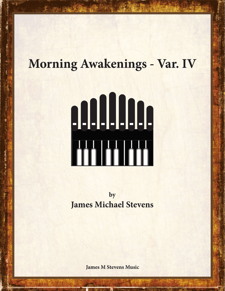 Morning Awakenings - Variation IV - Organ Solo Organ Solo scores gallery preview page 1